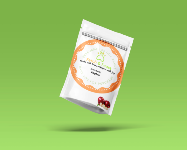 Delicious Dehydrated Apples treat packed with nutrients for happy pets!