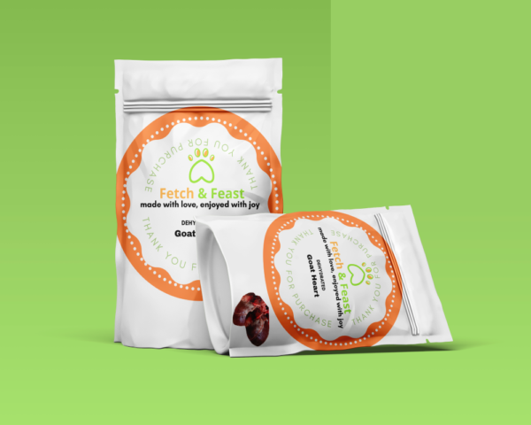 Nourish your furry friend with Dehydrated Goat Heart treats.