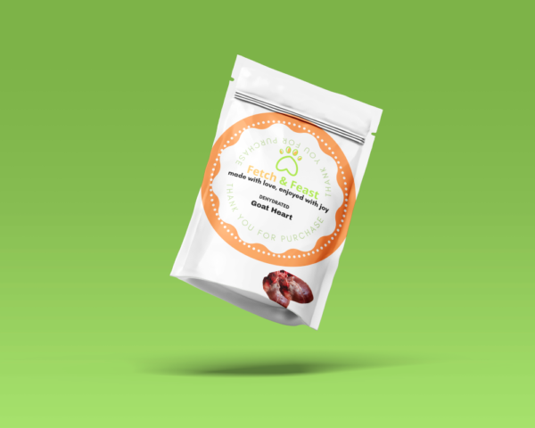 Nourish your furry friend with Dehydrated Goat Heart treats.