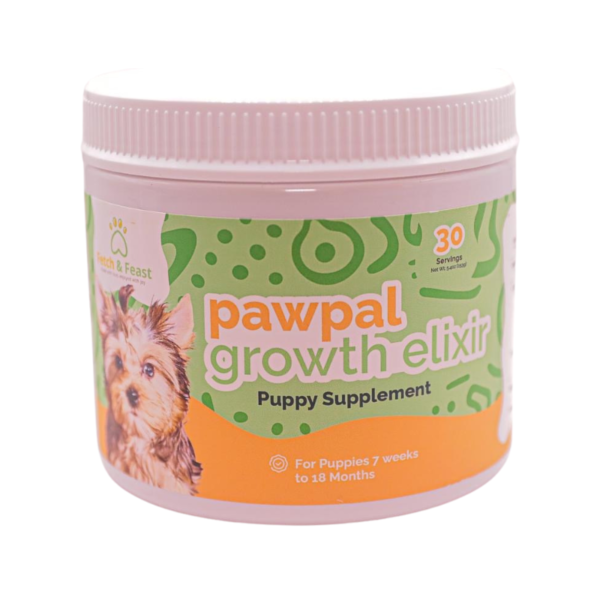 Explore Pawpal Growth Elixir to boost your puppy's growth and vitality.