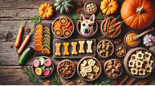 Premium, wholesome dog treats available at Fetch and Feast, designed to support your dog’s well-being in Philadelphia.